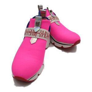 クリスチャンルブタン RUN PINK スニーカー ブランドオフ Christian Louboutin キャンバス スニーカー キャンバ