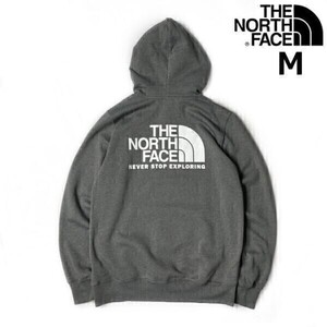 1円～!売切!【正規新品】THE NORTH FACE THROWBACK HOODIE プルオーバー パーカー US限定 男女兼用 裏起毛 ビッグロゴ(M)グレー181130-30