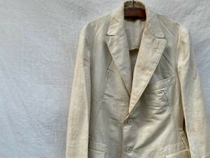 戦前 戦中 戦後 貝釦 Aライン 斜めのポケット Tailored Jacket テーラード ジャケット JAPAN VINTAGE ジャパンヴィンテージ 40s50s もめん