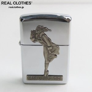 ZIPPO/ジッポー WINDY 1935 VARGA GIRL ウィンディ メタル貼り 1993年製 /UPK