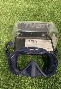 新品 TUSA Zensee ダイビング マスク M1010 QIDブルー M-1010