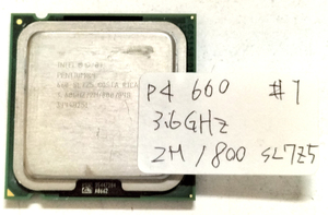 Intel Pentium4 660 SL7Z5 3.6GHz/2M/800 HT Prescott LGA775 #1