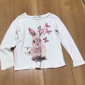 【中古】H&M エイチアンドエム　長袖Tシャツ ロンT サイズEUR 92 US 1 1/2 2Y