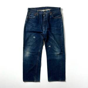 バレンシア工場製 1955年モデル LEVI’S 501XX 501-0003 W36(W34) 米国製 中古 デニムパンツ ジーンズ 50s 55s アメリカ製 USA製 555 55501