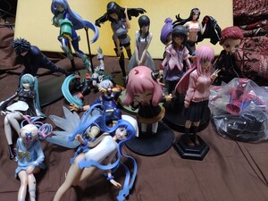 箱なしジャンクフィギュアまとめ　16体セット　ヒロアカ　スパイファミリー　初音ミク　NARUTO　ワンピース　スパイダーマン　呪術廻戦