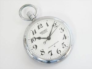 ◆◇SEIKO セイコー 鉄道時計 懐中時計 PRECISION SECOND SETTING 手巻き 21石 6110-0010 稼働品◇◆