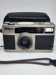 Nikon ニコン 35Ti NIKKOR 35mm F2-8 コンパクトフィルムカメラ 純正ケース付き