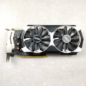 【中古パーツ】MSI GTX970 DP/HDMI/DVI グラフィックポード /ビデオカード PCI-E ■XK766-3