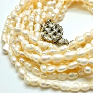 1円〜!!▼本真珠ロングネックレス▼N 約29.2g 約62.0cm pearl パール jewelry necklace CE0/DA5 S504