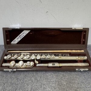 E490-W12-597 Miyazawa Flute ミヤザワ フルート PCM-300E A:442 管楽器 吹奏楽 ケース付き