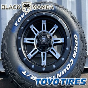 17インチ 9j トライトン FJクルーザー エスカレード ハマーH3 新品 タイヤホイールセット 4本 265/70R17 TOYO オープンカントリー シルバー