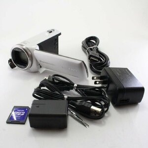 パナソニック HDビデオカメラ V360M 16GB 高倍率90倍ズーム ホワイト HC-V360M-W