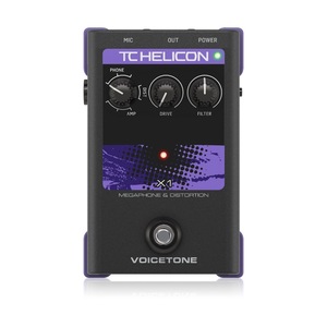 ボーカールエフェクター TCヘリコン TC-HELICON VoiceTone X1 ボーカル エフェクター メガホン ディストーション