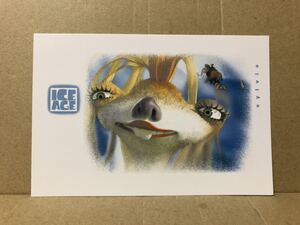 『アイス・エイジ ポストカード』送料185円 Ice Age アニメーション 20世紀フォックス アニメ