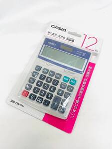 D7246*0.5　未使用　CASIO　カシオ　電卓　DH-12VT-N　12桁　特大表示　税計算　計算機