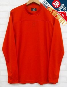 8T3563【クリックポスト対応】HAGLOFS 長袖ストレッチTシャツ ホグロフス