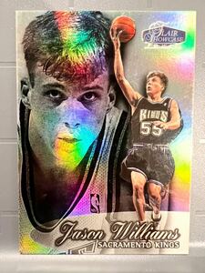 最高級 Row3 RC 98 Flair Showcase Jason Williams ジェイソン・ウィリアムス NBA ルーキー キングス Kings ユニフォーム Panini バスケ