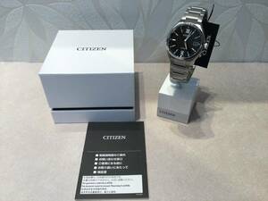 【新品】CITIZEN シチズン アテッサ CB1120-50G メンズ ソーラー電波 腕時計 ブラック☆未使用
