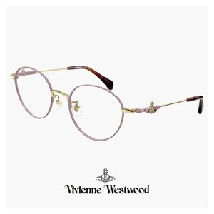 新品 ヴィヴィアン ウエストウッド レディース メガネ 40-0009 c01 48mm Vivienne Westwood 眼鏡 女性 ボストン 型 丸メガネ メタル オーブ