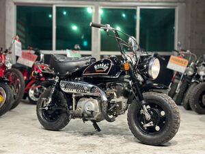 ブラック　モンキー 車体　検　武川 超シャコタン ゴリラ　ダックス シャリー カブ　z50j 49cc 神戸 陸送可能　始動動画有り