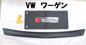 【特価品】VW ワーゲン ゴルフ カーボンファイバー トランク リアバンパー 保護ステッカー 