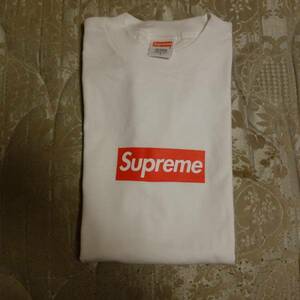 supreme プロモーション box logo tee white S