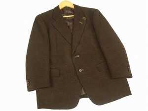 美品*DAKS ダックス*こげ茶*コーデュロイ*ウール100％*メンズ*ヴィンテージ*2釦*テーラードシングルジャケット*170*M~L相当*秋冬