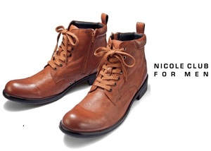 【美品】ニコル/NICOLE CLUB FOR MEN◆レースアップ シューズ【25.5cm】靴◆メンズ