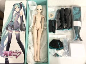 ボークス ドルフィードリーム 初音ミク デフォルト衣装 箱付き 一式 ※衣装ダブリあり / VOLKS DD初音ミク Dollfie Dream う783a