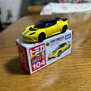 No.104 ロータス エヴォーラ GTE （初回特別仕様） （1/64スケール トミカ 472292） トミカ