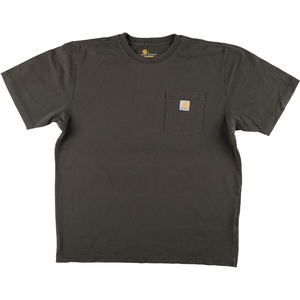 古着 カーハート Carhartt ORIGINAL FIT 半袖 ワンポイントロゴポケットTシャツ メンズL相当 /eaa437450