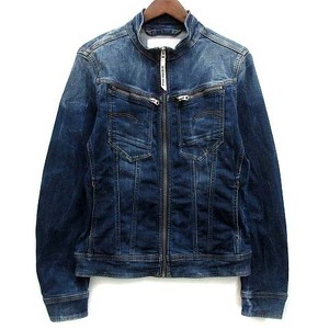 ジースターロウ G-Star RAW アークジップ スーパーストレッチ スリム デニム ジャケット ARC-R ZIP DC 3D SLIM JKT インディゴ XS メンズ