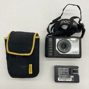 04wy6417△ RICOH 防水・防塵・耐衝撃 デジタルカメラ G700 動作確認済 コンデジ 中古品