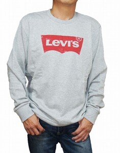 リーバイス Levis スウェット グレー バットウィング ロゴ メンズ 194920026 春物 秋物 トレーナー 表記サイズM