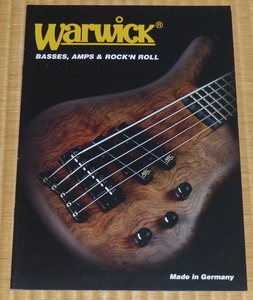 Warwick BASS Guitar Catalog 2011 ☆ ワーウィック ベースギター カタログ / BASSES AMPS & ROCK