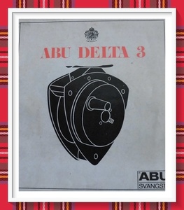 🍅★ #ABU　#Delta 3 #カタログ (ブックレット）★珍しい1967年印刷当時もの★🍅