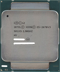 Xeon E5-2670 v3●●2.3GHz 30M Socket 2011-3●●SR1XS●●