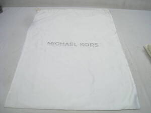 ※保存袋のみ MICHAEL KORS マイケルコース 保存袋 収納袋 布袋 巾着袋 白 ホワイト サイズ68×54cm