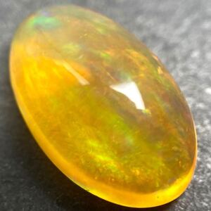 1円〜!!遊色効果!!〔天然ファイアオパール5.105ct〕d 約15.7×10.7mm ルース 裸石 宝石 ジュエリー jewerly fire opal CB6/CB6 テEA0w4マ63