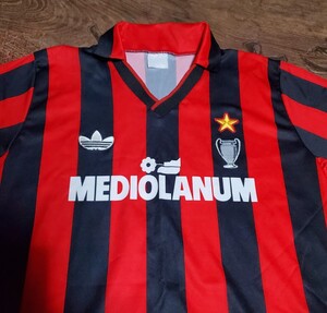 値下げ交渉 トヨタカップ優勝 1990-91 ACミラン adidas MADE IN ITALY 検/ 90 TOYOTA CUP MILAN DUTCH TRIO GULLIT VAN BASTEN MALDINI Y2K