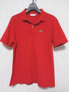 ラコステ LACOSTE FRENCH BRAND ポロシャツ 半袖 レディース 16A 赤 irmri yg3366