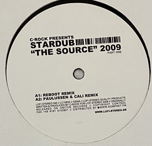 [ 12 / レコード ] C-Rock Presents Stardub / The Source 2009 (Part One) ( Techno / House / Minimal ) Lo-Fi Stereo テクノ ハウス 