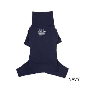 【XXLサイズ】 MANDARINE BROTHERS マンダリンブラザーズ スキンタイトスーツ ネイビー ロンパース 犬服 SKIN TIGHT SUIT NAVY