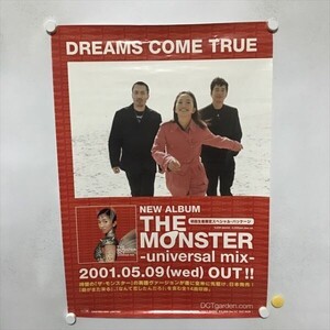 A70998 ◆DREAMS COME TRUE　THE MONSTER　販促 B2サイズ(515mm×728mm) ポスター ★同梱で送料追加なし★