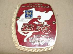 ADAC HESSE RHEINLAND 1973 カーバッジ