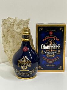 ［8981］ Glenfiddich 18年　ANCIENT RESERVE グレンフィディック 18年 エンシェント リザーブ　未開栓　700ml 43% 青陶器（約1253g）