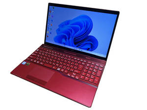 美品 高年式2018年 第8世代最強Core i7-8550U メモリ8GB◆SSD256GB+HDD1TB 15.6インチ フルHD/Office2021Pro/Blu-ray/WEBカメラ/AH53/C2