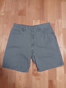 Wrangler ラングラー デニムハーフパンツ 約W36 グレー 