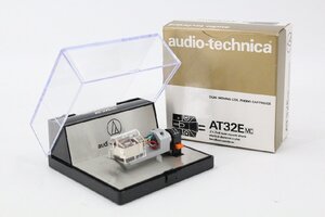 【ト長】 audio-technica オーディオテクニカ AT32E MC ヘッドシェル カートリッジ 針 ケース 元箱付き 音響機器 音楽鑑賞 IA000IOC94