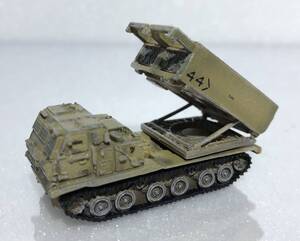 ■完成品 1/144 M270 MLRS 米陸軍 第3歩兵師団 第39野戦砲兵連隊 第1大隊 イラク 2003年 マイクロアーマー9 多連装ロケット砲